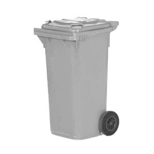 Mülltonne 120 Liter mit Klappdeckel - nur mit Müllsäcken zu Verwenden 
